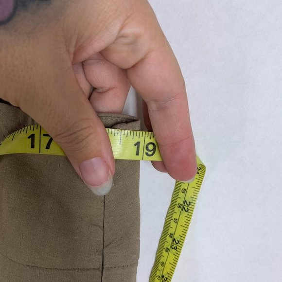 Eileen Fisher Linen Blend Pull On Tapered Pants Size 18 - Picture 12 of 13